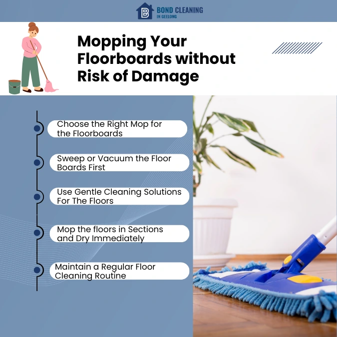 Infographic On Mopping Your Floorboards without Risk of Damage